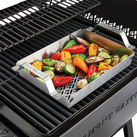 Talon Outdoor 2 Piece Cast Iron Grilling Topper Set For Veggies & Delicate  Foods